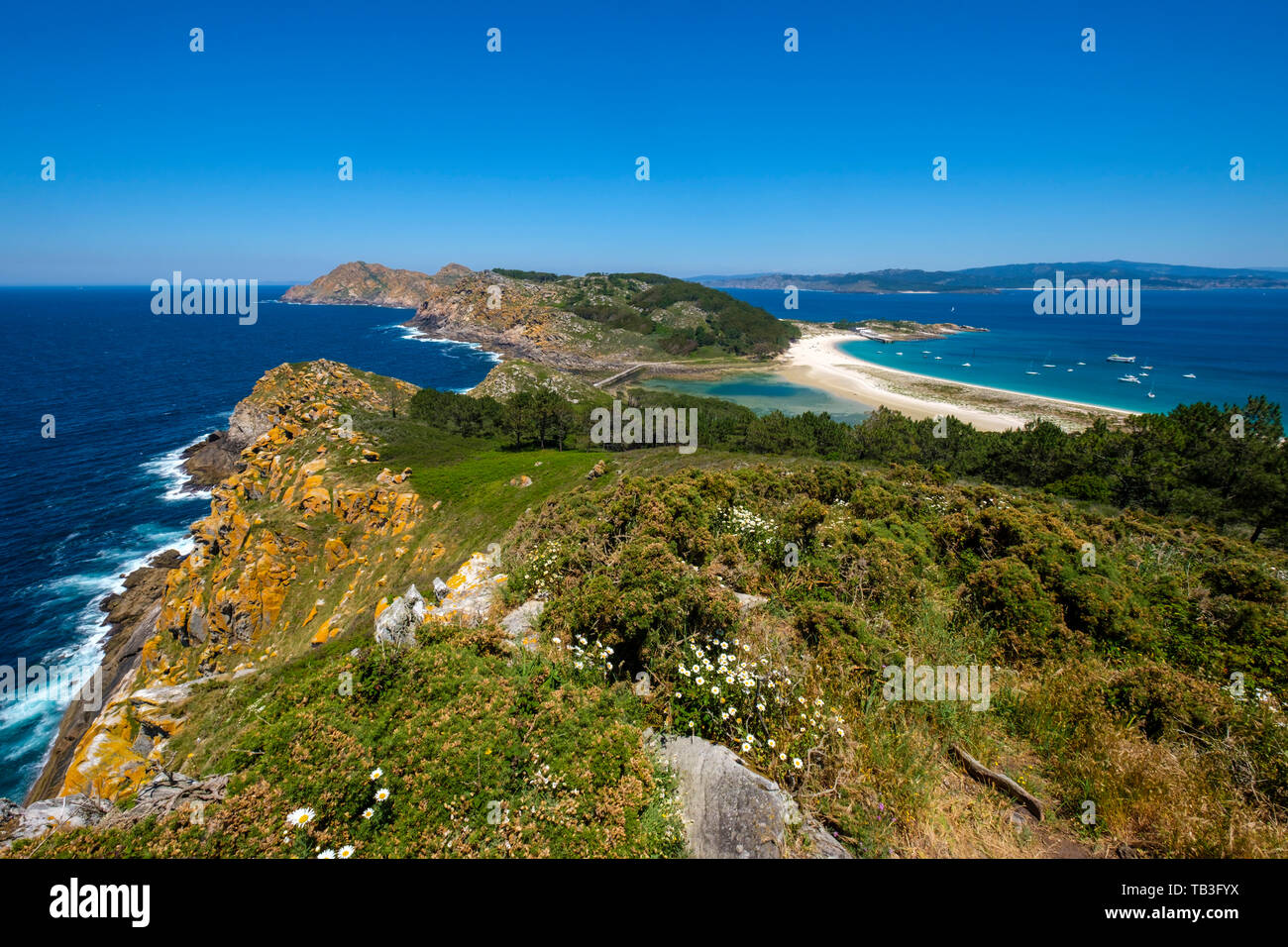 Inselgruppe Cies In Spanien