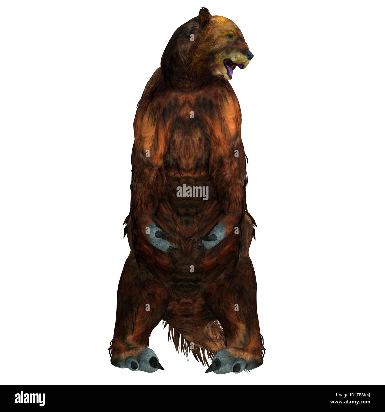 Megatherium Sloth - Megatherium war ein Pflanzenfresser Giant Ground Sloth, in Zentral- und Südamerika während Die pliozäne und pleistozäne lebte. Stockfoto