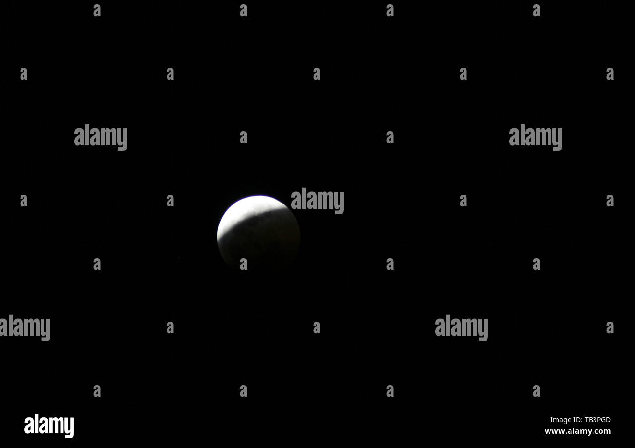 Lunar Eclipse, Südafrika Stockfoto