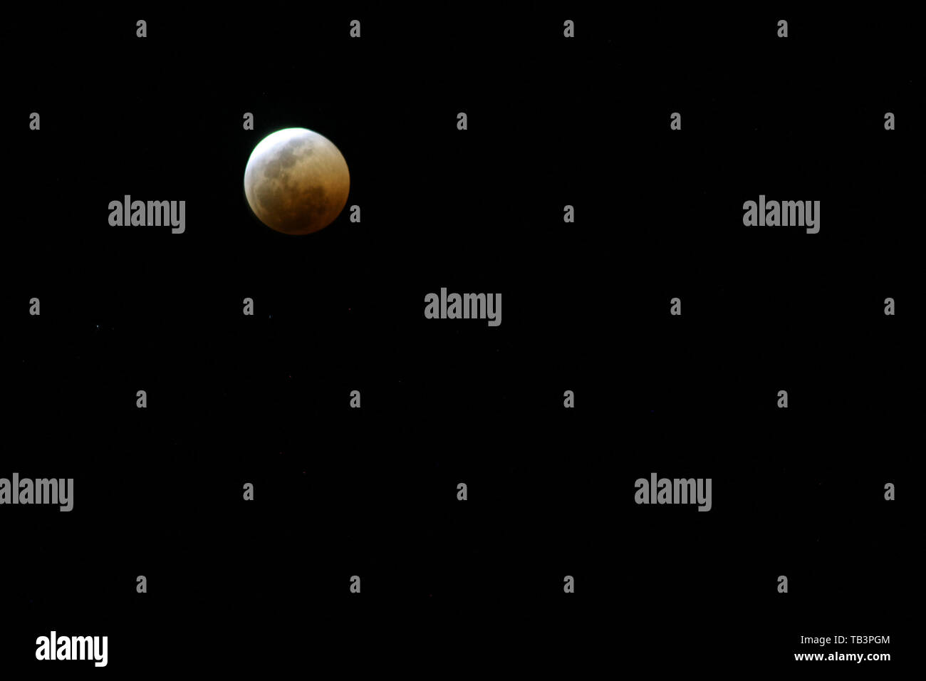 Lunar Eclipse, Südafrika, Blut Mond Stockfoto