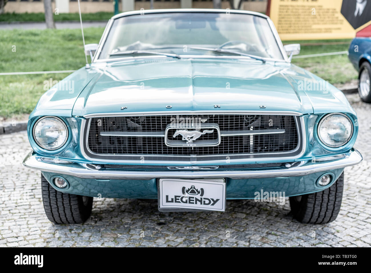 Prag, Tschechische Republik - 16/5/2019 Ford Mustang auf der Auto Show Stockfoto