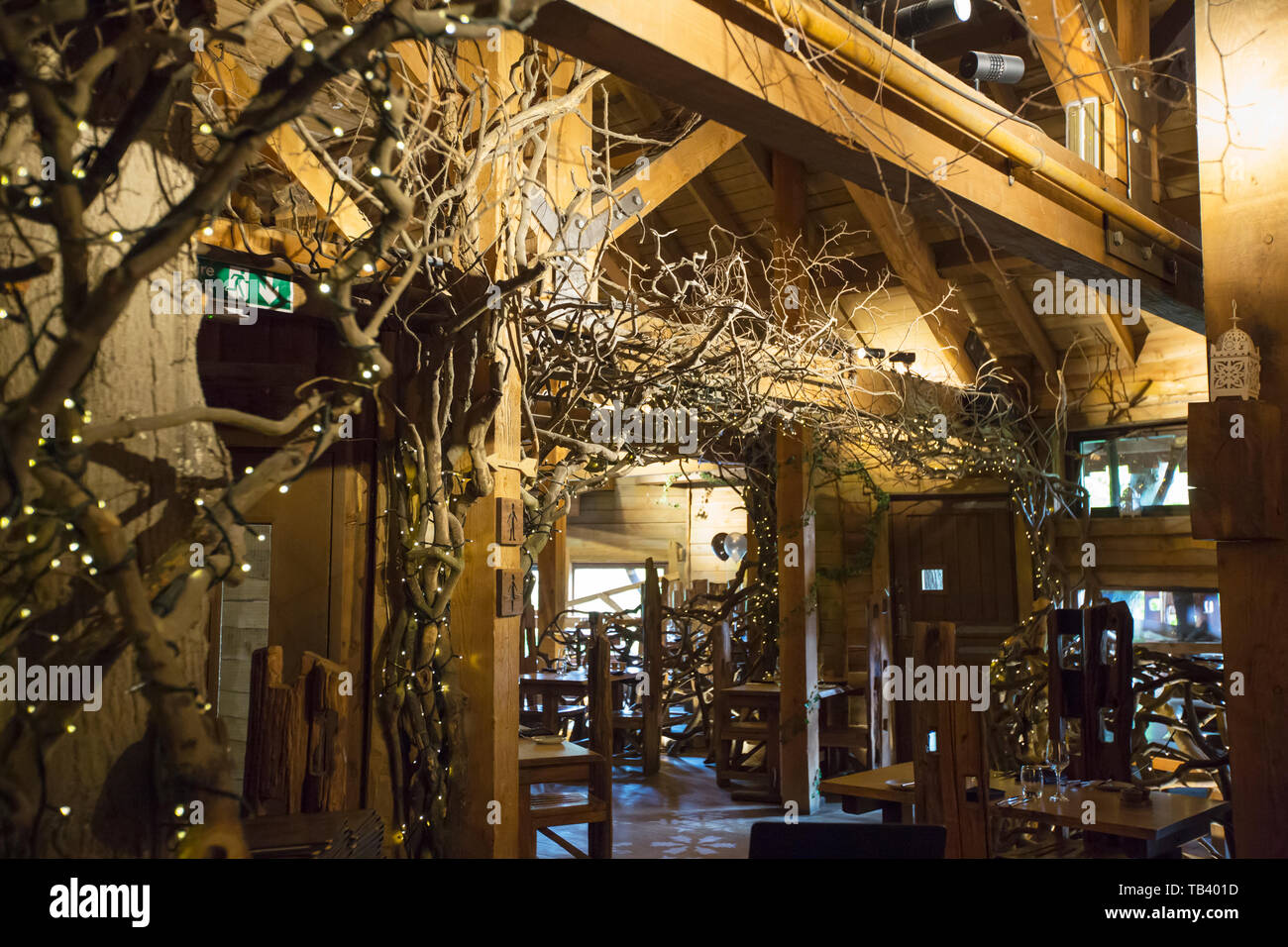 The Tree House Restaurant In Alnwick Castle Northumberland