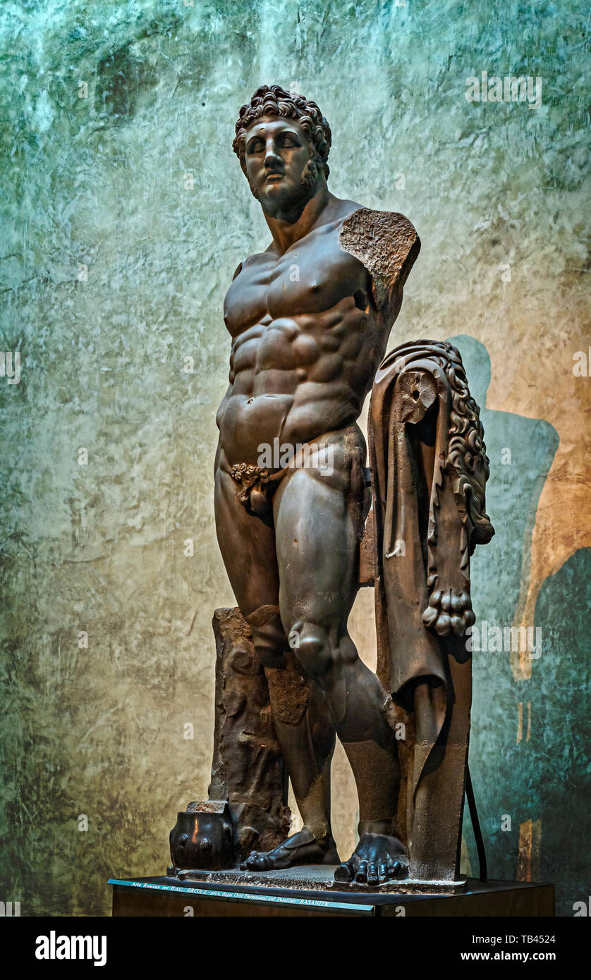 Zimmer die zwei kolosse herkules und bacchus Fotos und Bildmaterial