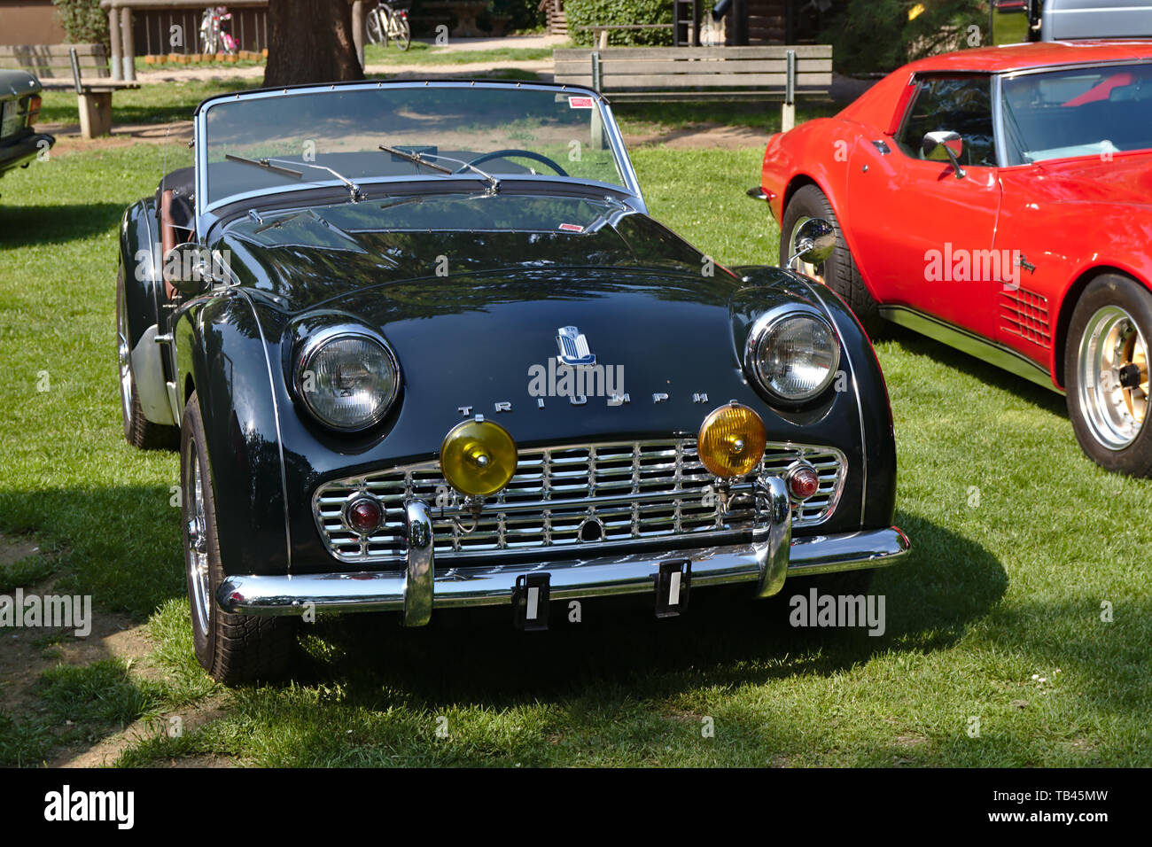 Classic Car Show Klassikertage Hattersheim Deutschland Mai 2019 Stockfoto