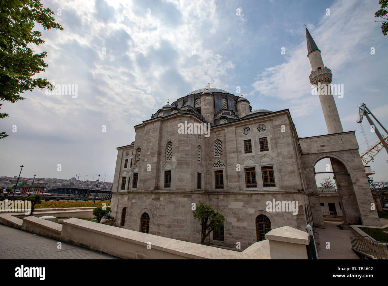 Sokollu (sokullu) Mehmet Pascha Moschee Mimar Sinan im Jahr 1578 gebaut. Im alten Stadtzentrum. Osmanische Moschee in der Nachbarschaft des Kadirga entfernt Stockfoto