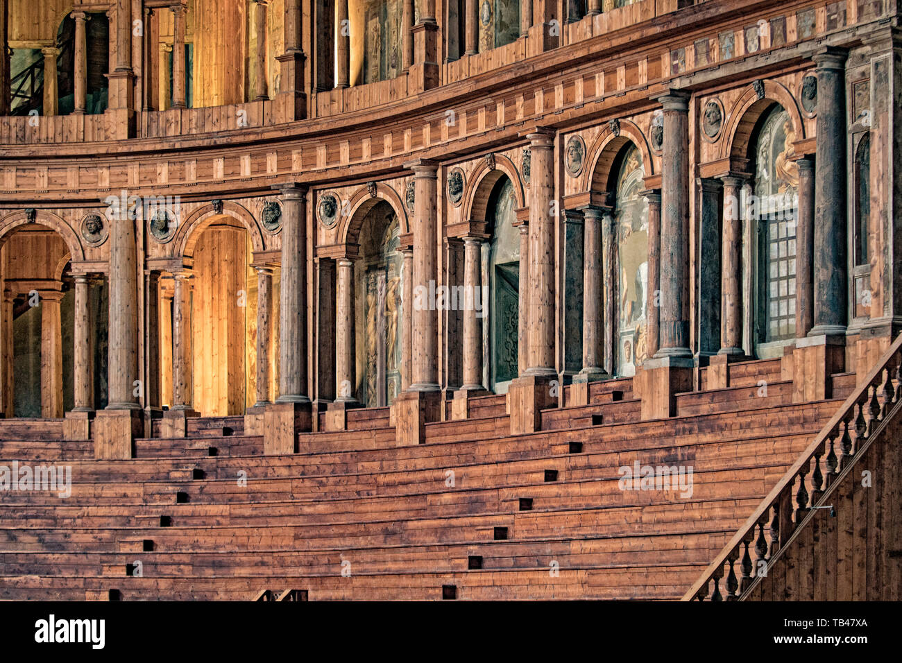 Italien-Emilia-Romagna-Parma-Museum Pol der Pilotta - Theater-Farnese Stockfoto