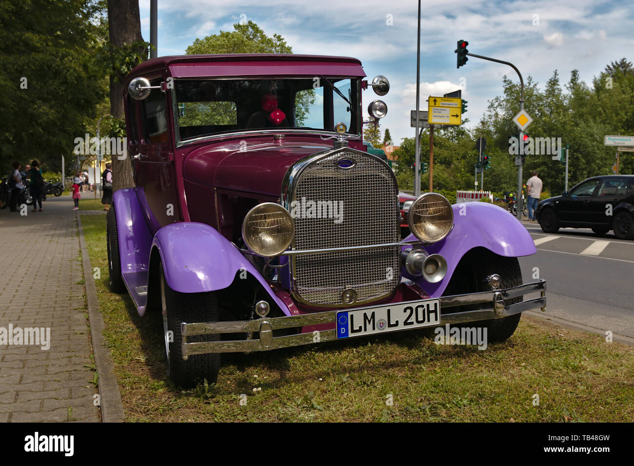 Classic Car Show Klassikertage Hattersheim Deutschland Mai 2019 Stockfoto