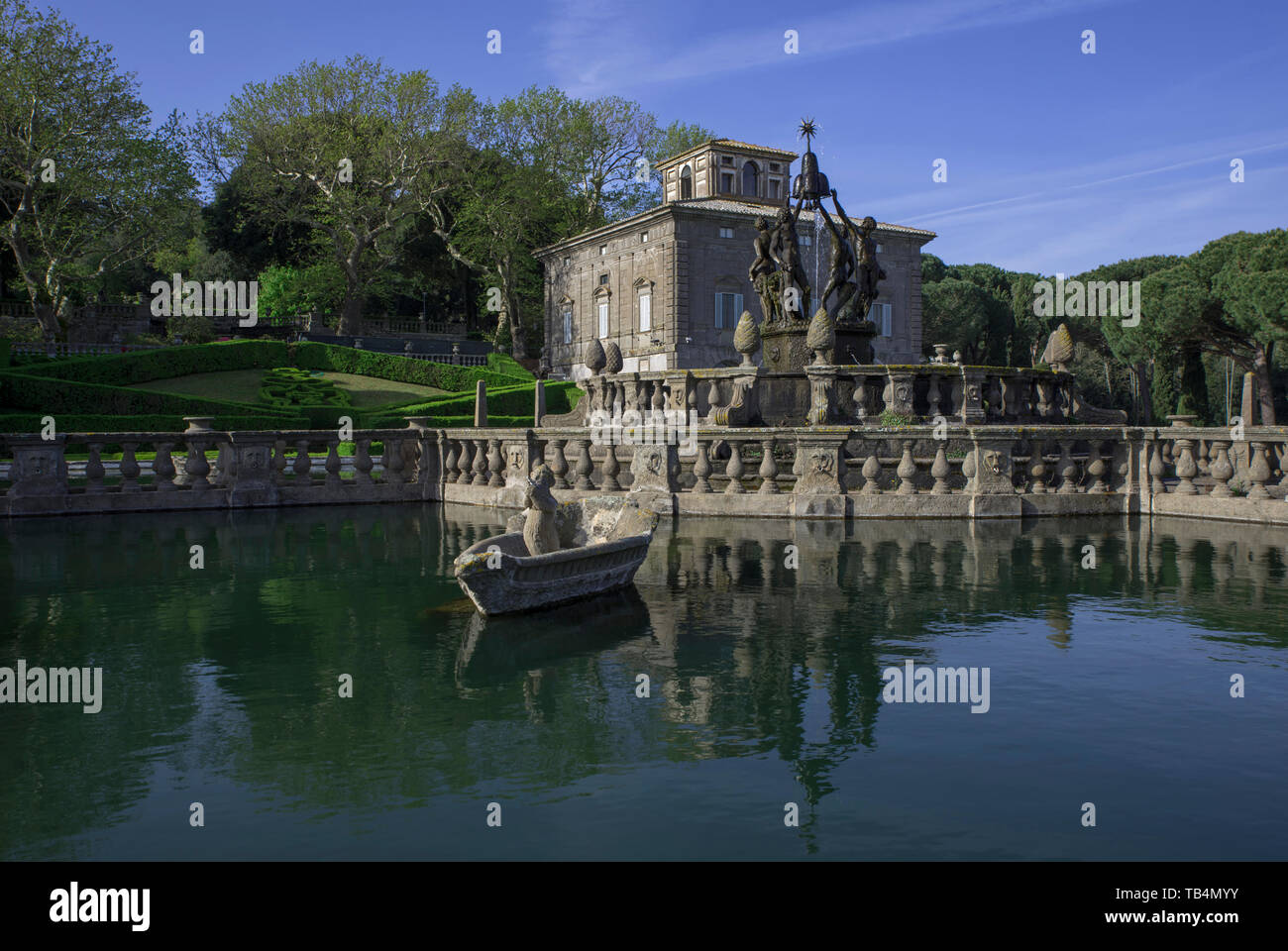 Bagnaia, Villa Lante, Latium, Italien Stockfoto