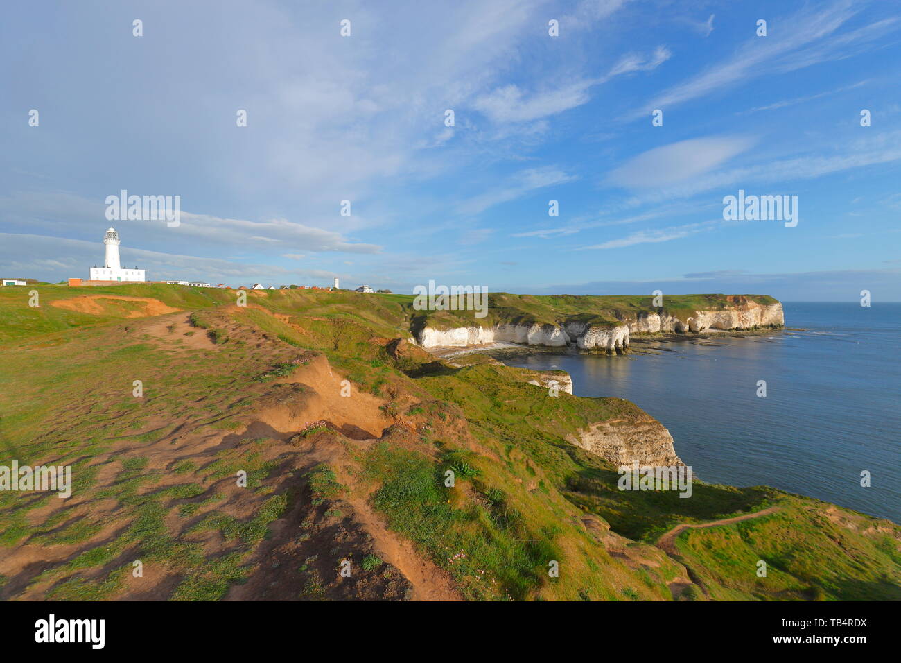 Flamborough Landspitze auf der Yorkshire Küste. Stockfoto