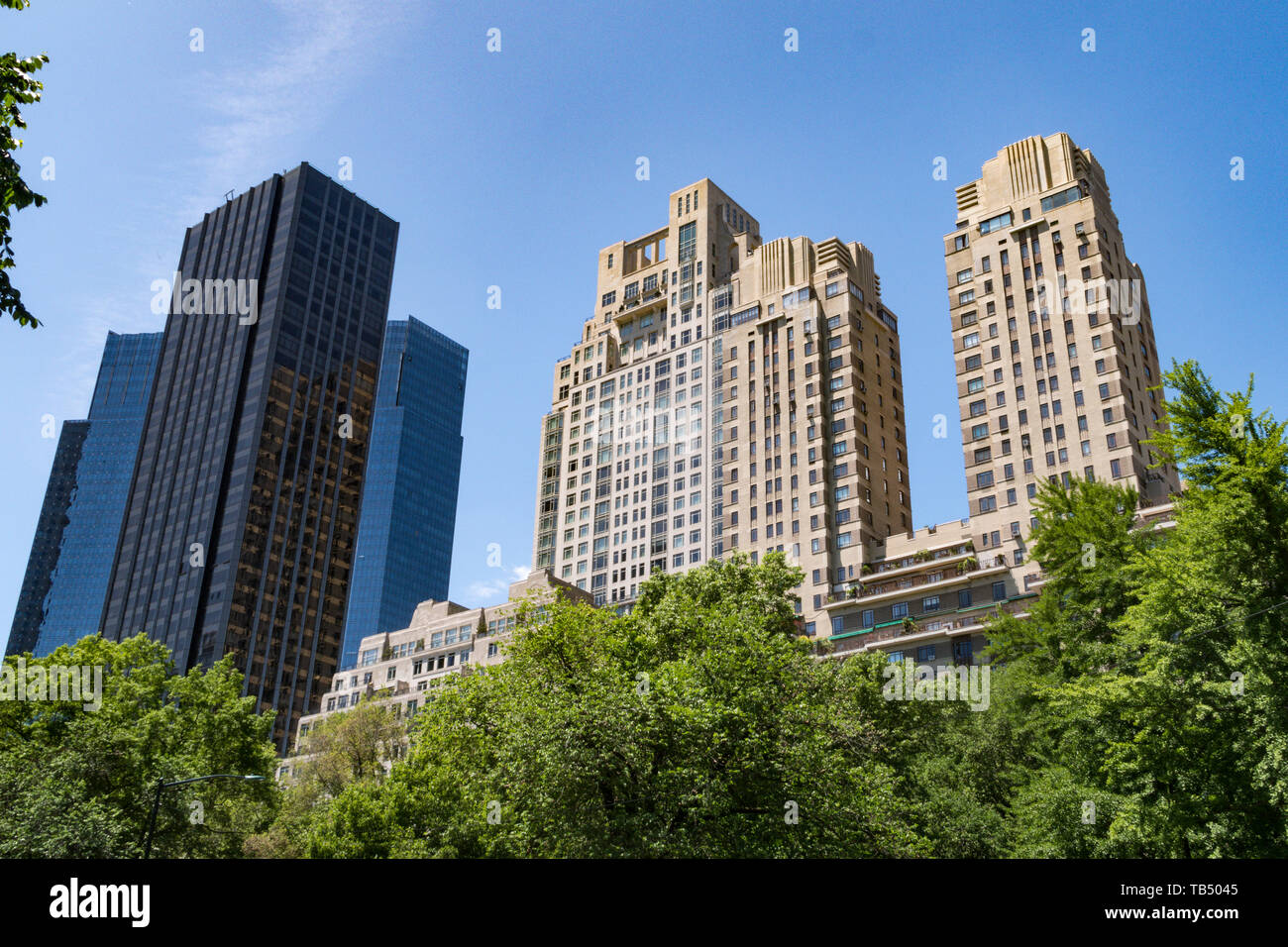 Jahrhundert Apartments, 25 Central Park West, New York, NY Stockfoto