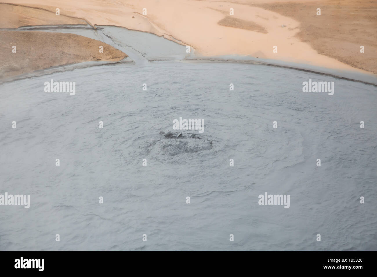 Geo Thermal Schlamm Pools und Hot Springs in der Nähe von Akureryi im Norden Island Stockfoto