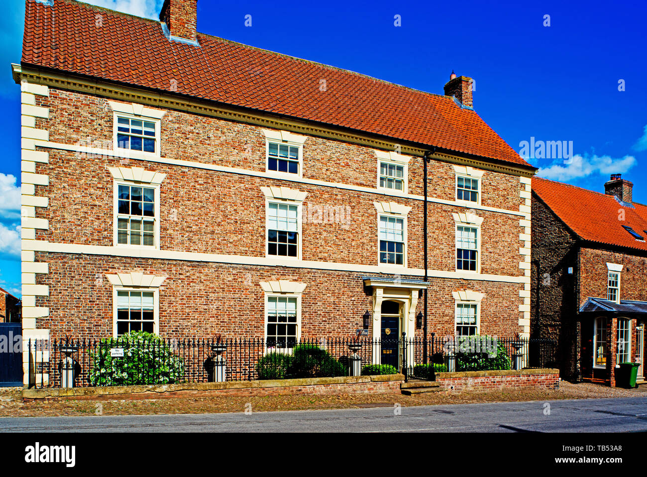 Altes Haus, Helperby, North Yorkshire, England Stockfoto