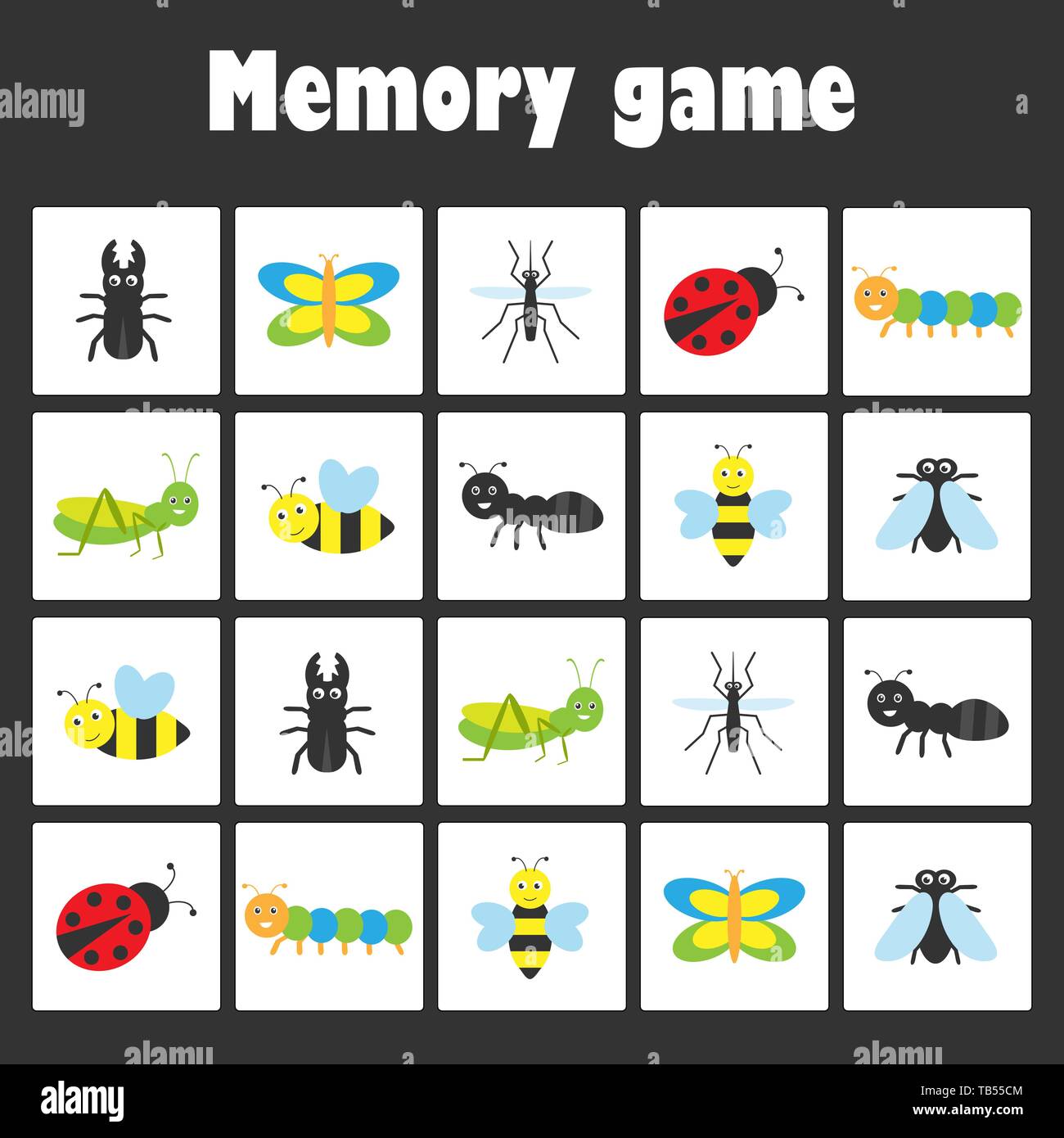 Memory Game Stockfotos Und Bilder Kaufen Alamy