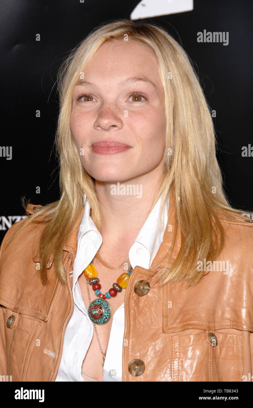 LOS ANGELES, Ca. Oktober 30, 2007: "Die Einheit' star Abby Brammell auf einem in der Branche Siebung für "American Gangster" am Arclight Theater, Hollywood. Stockfoto