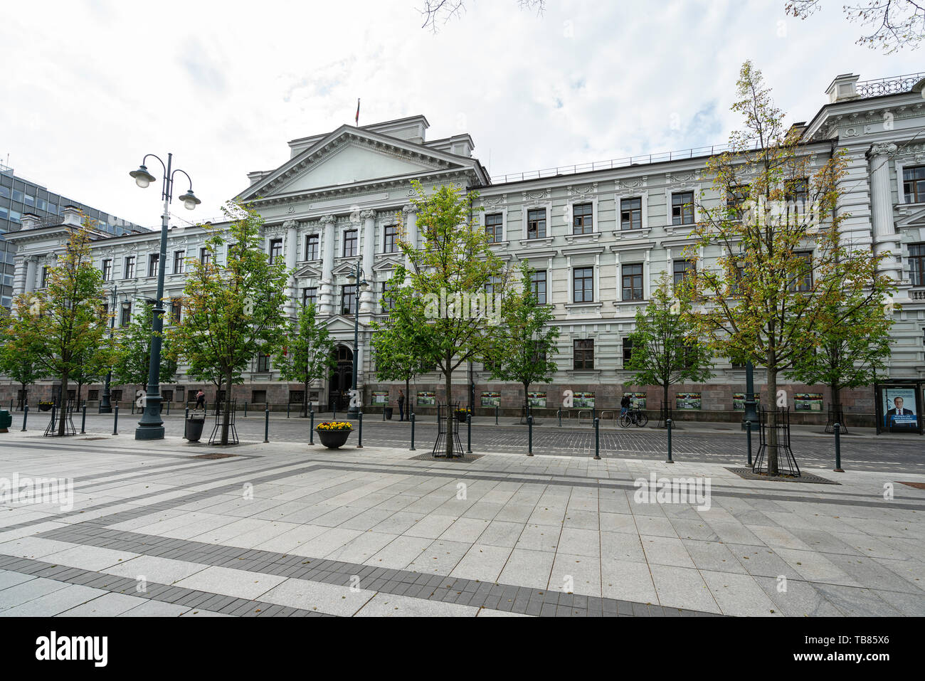 Vilnius, Litauen. Mai 2019. Der ehemalige KGB-Gebäude, das heute das Museum der Opfer des Genozids Stockfoto