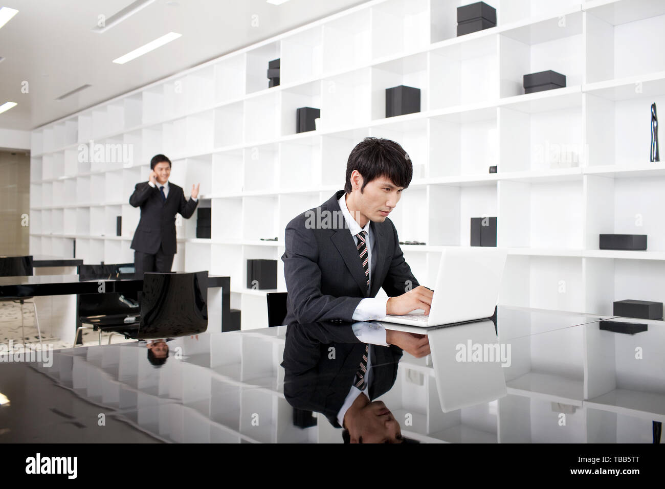 Business Team Kommunikation im Büro Stockfoto