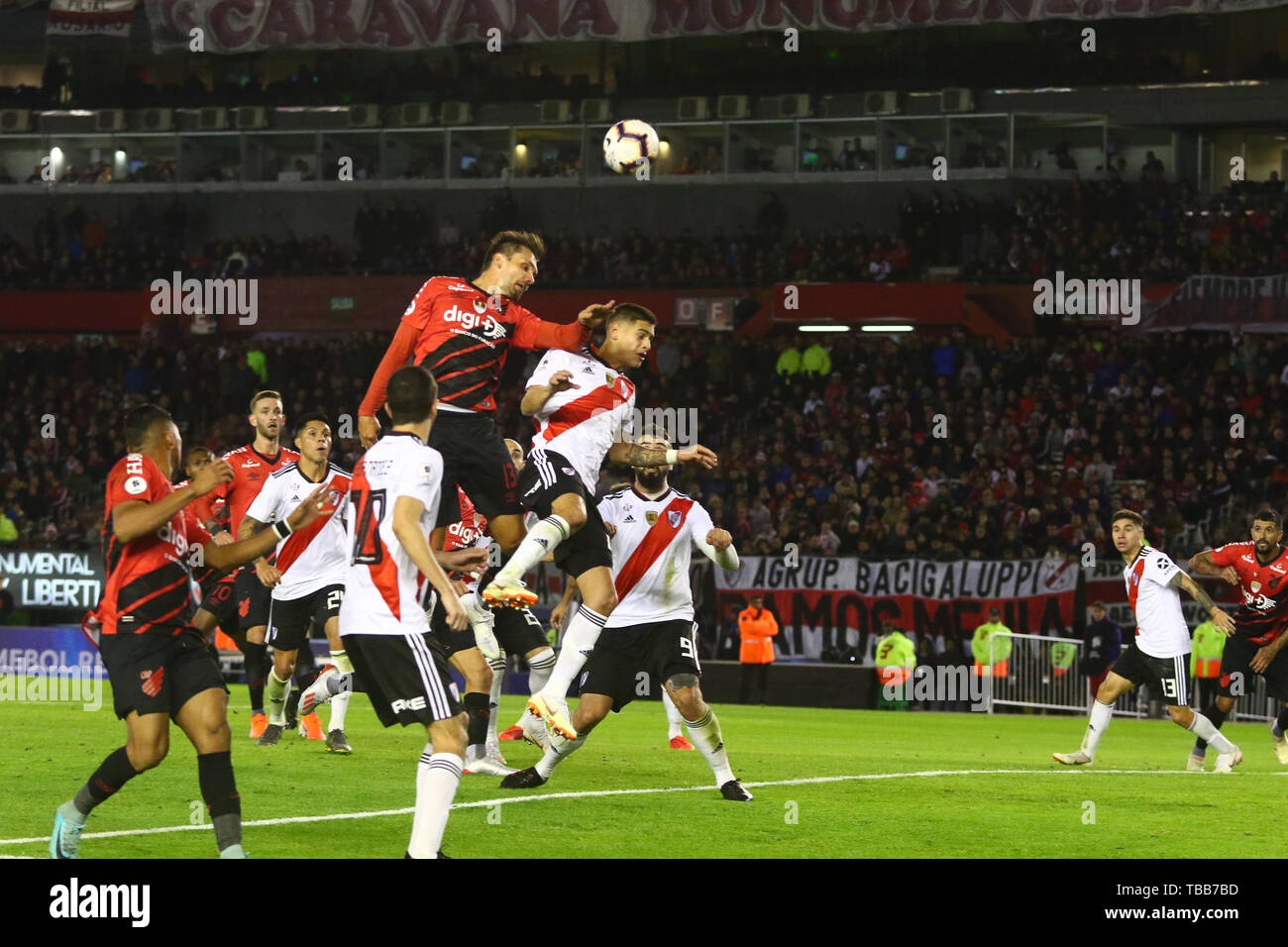 BUENOS AIRES, 30.05.2019: Paulo André während des Spiels zwischen River Plate (ARG) und Atlético Paranaense (BRA) für das Finale der Recopa Sudamericana Stockfoto