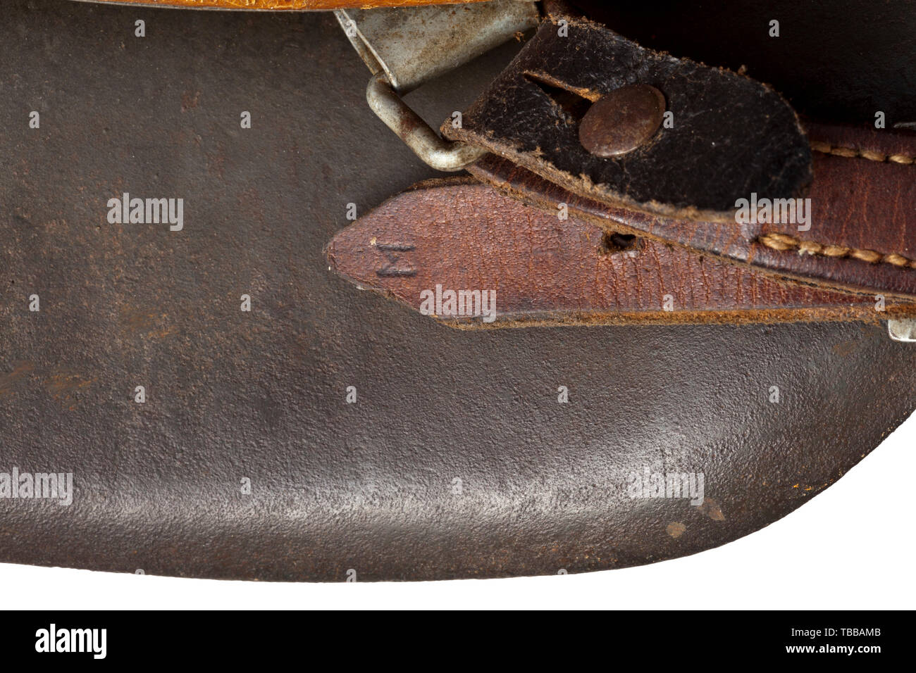 Schutzkleidung, Helme, Deutscher stahlhelm M 42, eingeführt 1942, Armee muster, Detail, Editorial-Use - Nur Stockfoto
