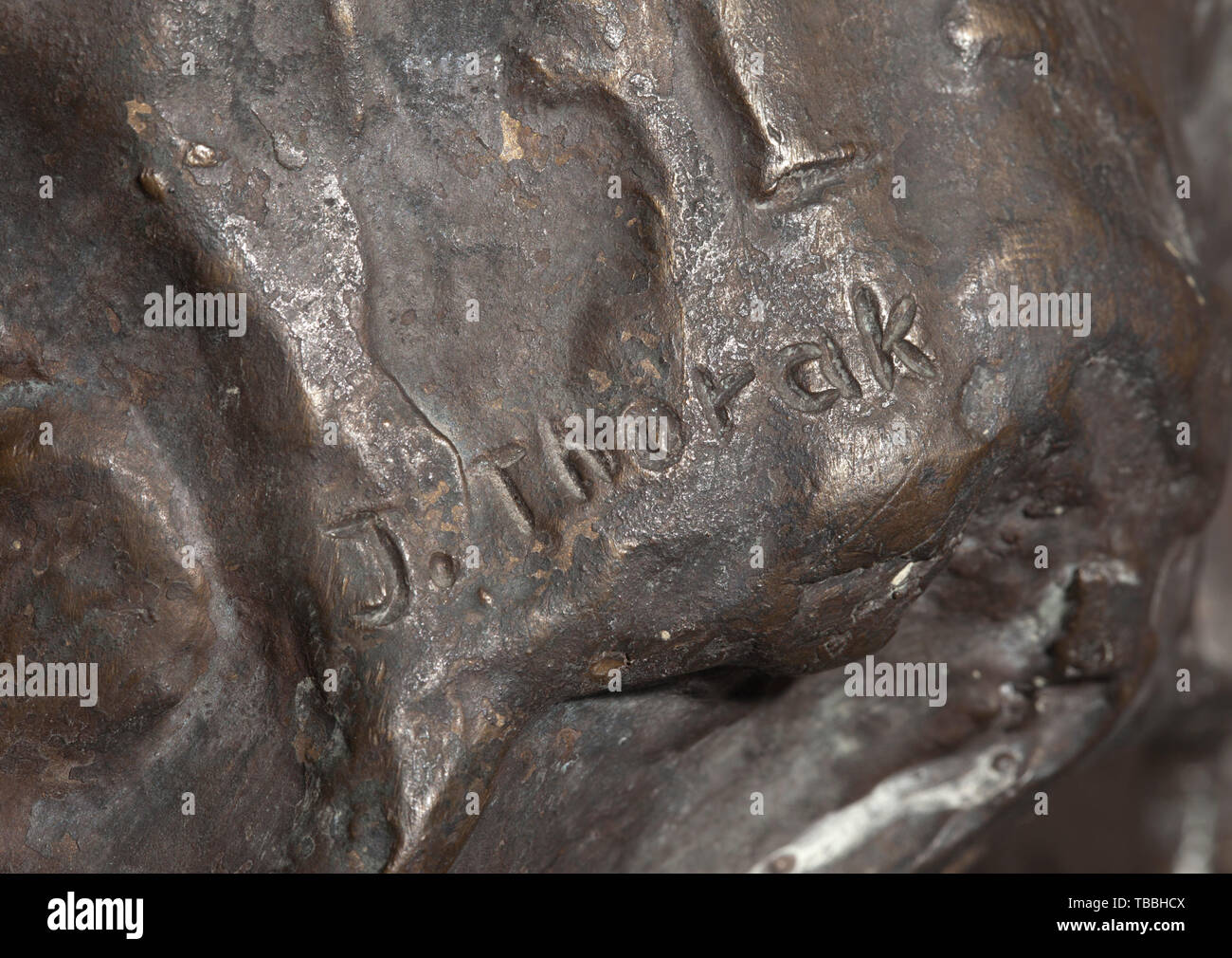 Josef Thorak (1889 - 1952) - eine lebensgroße bronzene Porträtbüste von Ernst "Putzi" Hanfstaengl, dating 1934 Bronze mit schöne dunkelbraune Patina. In den Nacken "J. unterzeichnet Thorak'. Höhe 35 cm. Auf Marmorsockel, Höhe 42,5 cm. Abgesehen von Arno Breker und Josef Thorak war die wichtigste Bildhauer des Dritten Reiches. Vor dem Krieg hatte Hitler ein großes Studio für ihn in Baldham bei München acco des 20. Jahrhunderts, Artist's Copyright gebaut wurde nicht gelöscht werden | Editorial-Use - Nur Stockfoto
