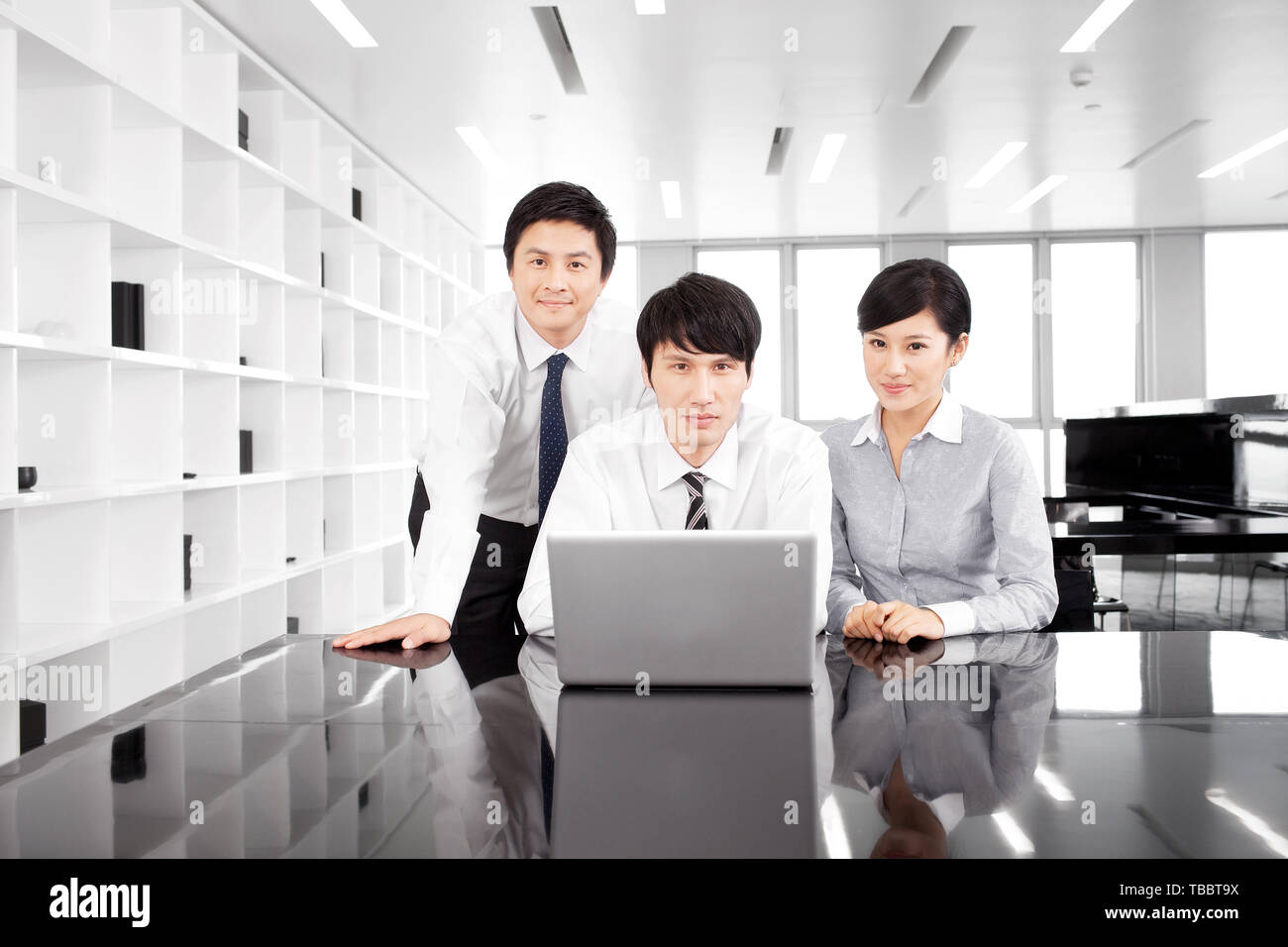 Business Team Kommunikation im Büro Stockfoto
