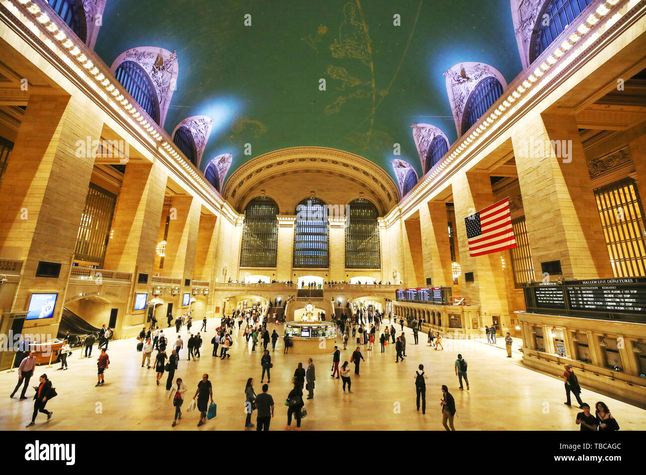 Eine allgemeine Ansicht des Grand Central Terminal in New York, USA. Stockfoto