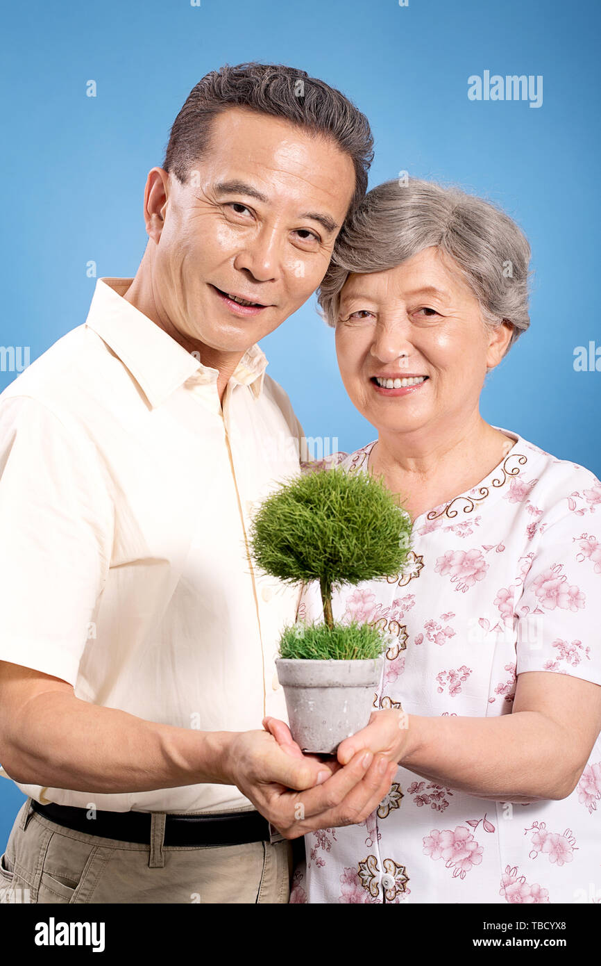 Alter der Altenpflege Stockfoto