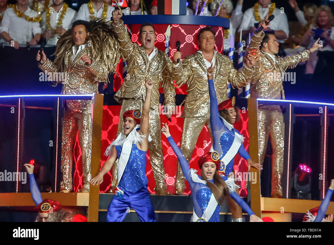 Amsterdam, Niederlande. 31. Mai, 2019. AMSTERDAM, 31-05-2019, Johan Cruijff ArenA, Unterhaltung, Toppers in Concert 2019 Happy Birthday Party. Credit: Pro Schüsse/Alamy leben Nachrichten Stockfoto