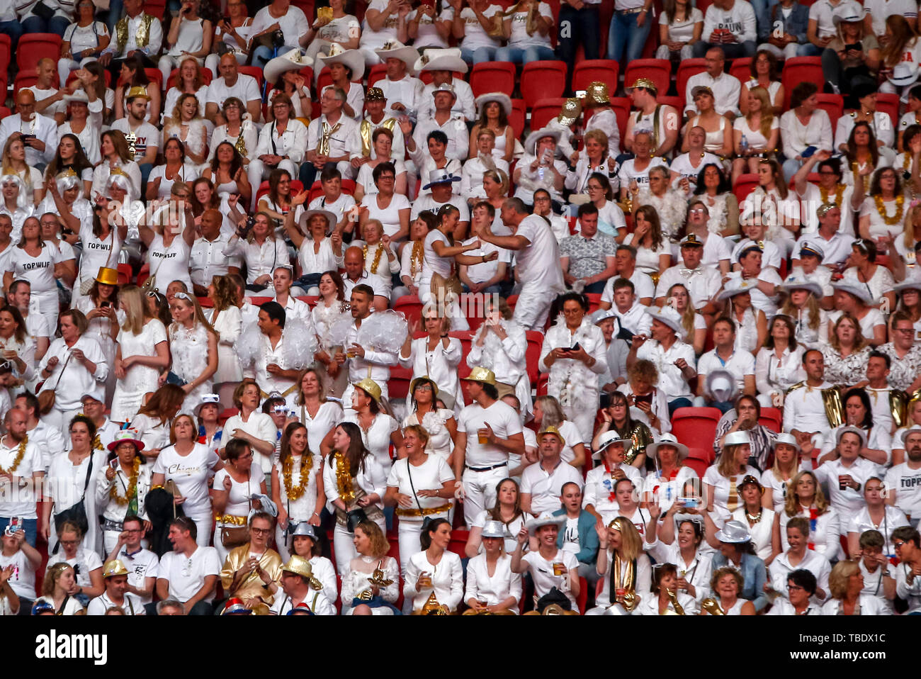 Amsterdam, Niederlande. 31. Mai, 2019. AMSTERDAM, 31-05-2019, Johan Cruijff ArenA, Unterhaltung, Toppers in Concert 2019 Happy Birthday Party. Credit: Pro Schüsse/Alamy leben Nachrichten Stockfoto