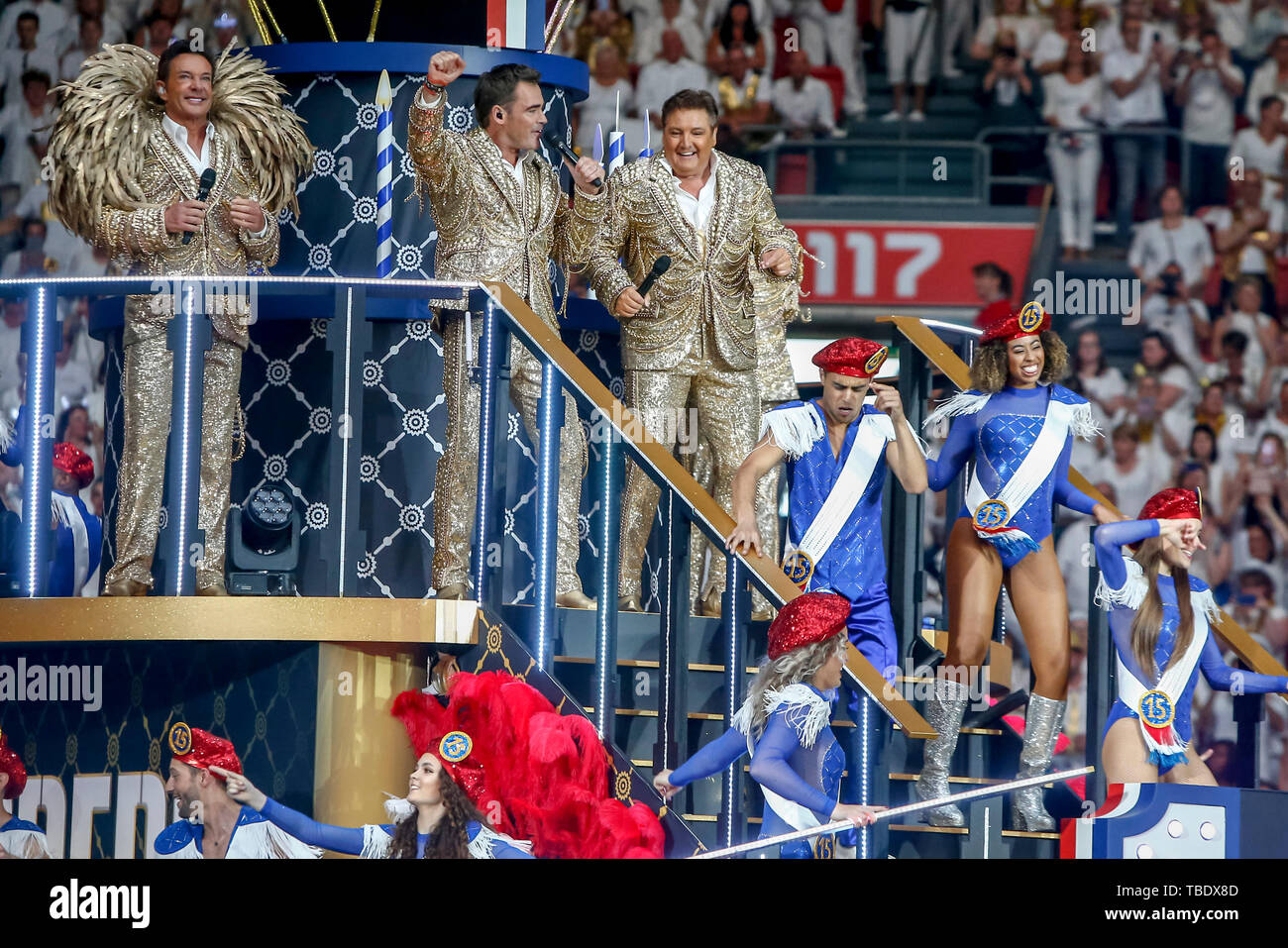 Amsterdam, Niederlande. 31. Mai, 2019. AMSTERDAM, 31-05-2019, Johan Cruijff ArenA, Unterhaltung, Toppers in Concert 2019 Happy Birthday Party. Credit: Pro Schüsse/Alamy leben Nachrichten Stockfoto