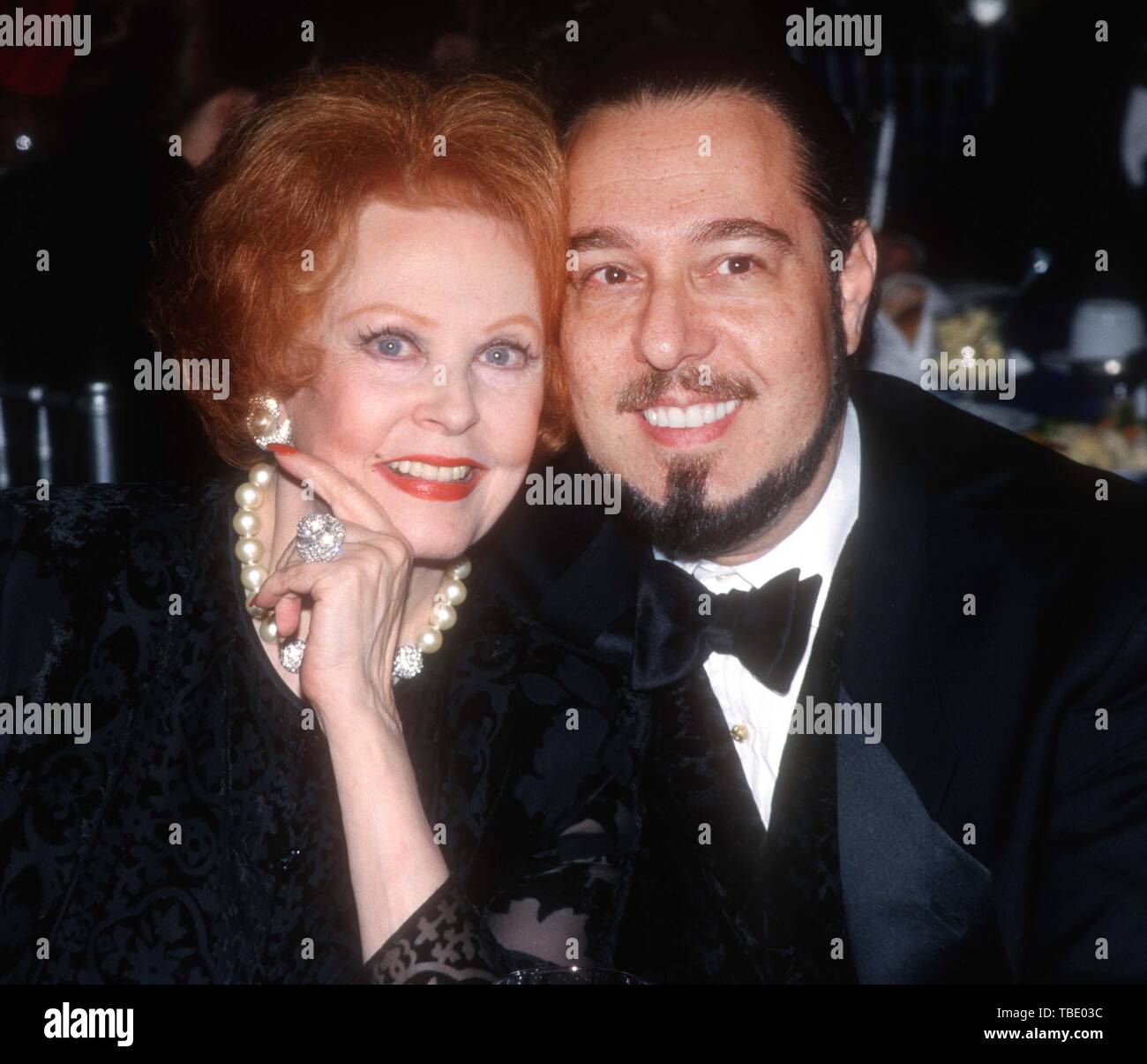 Arlene Dahl & Ehemann Marc Rosen 1997 Foto von John Barrett/PHOTOlink. Foto: newscom per Kreditkarte/Alamy leben Nachrichten Stockfoto