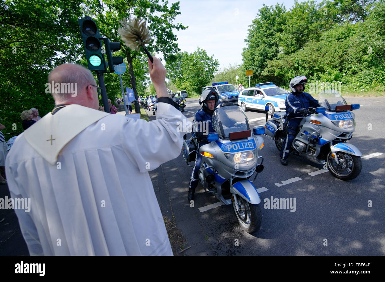 Bundespolizei Motorrad Stockfotos und -bilder Kaufen - Alamy