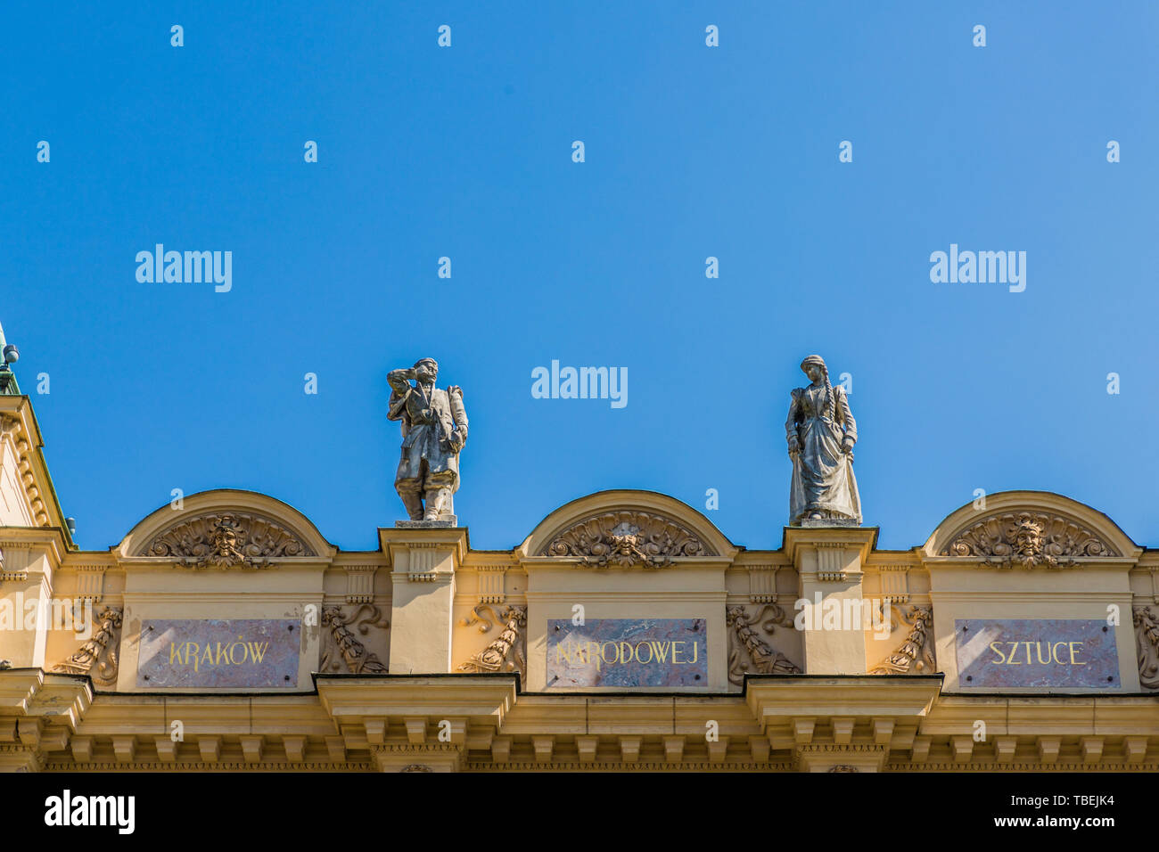 Die Juliusz Slowacki Theater in Krakau Stockfoto