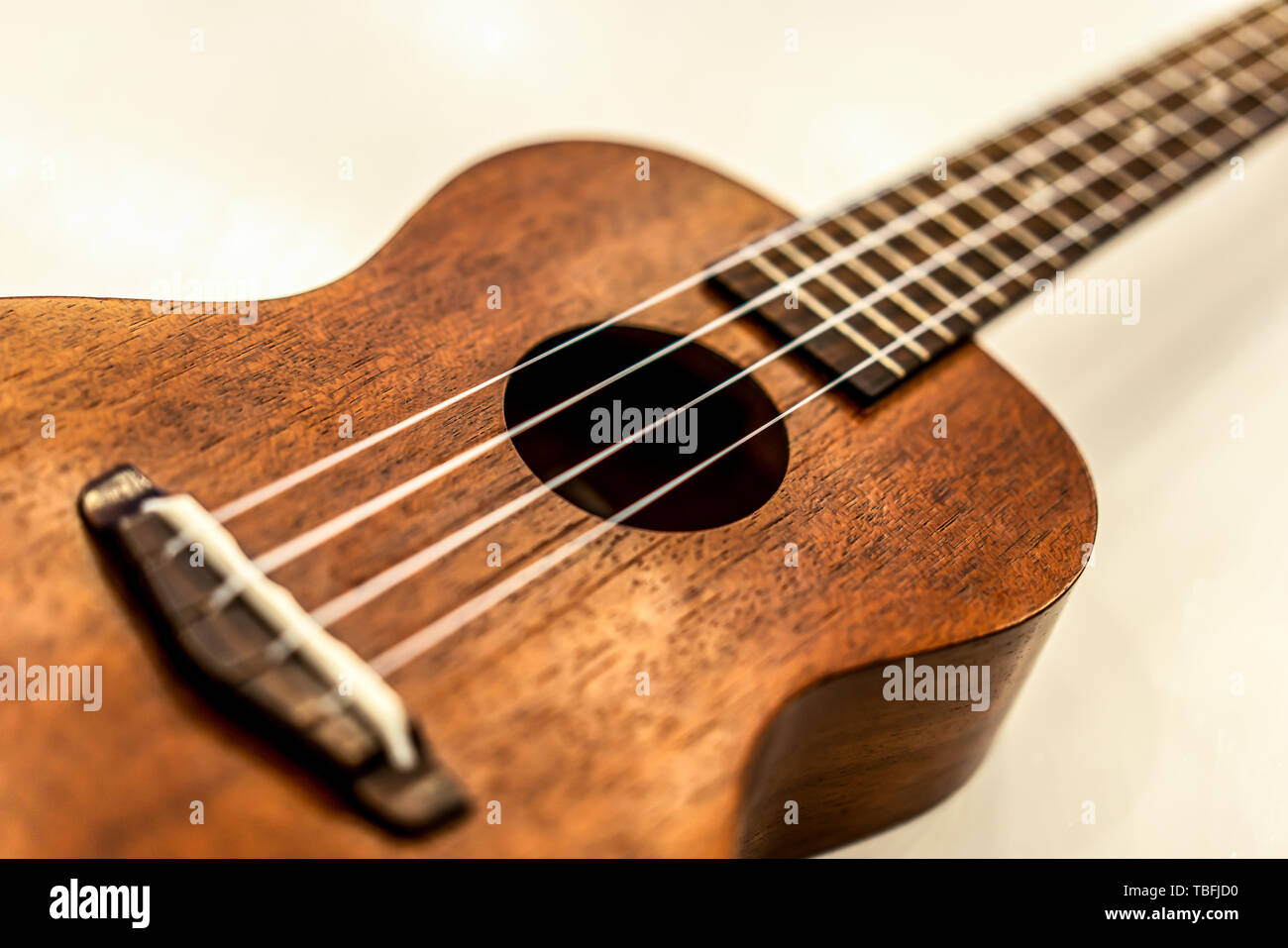 Ein wenig hawaiische Gitarre. Stockfoto