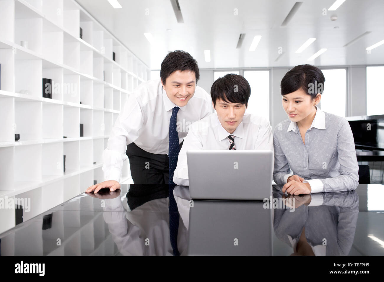 Business Team Kommunikation im Büro Stockfoto