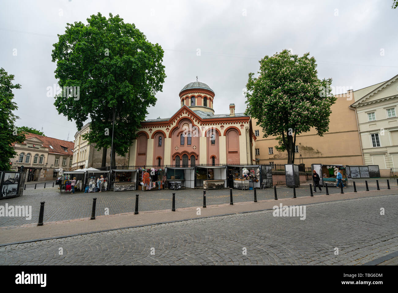 Vilnius, Litauen. Mai 2019. Ein Blick auf Saint Parasceve Orthodoxe Kirche Stockfoto