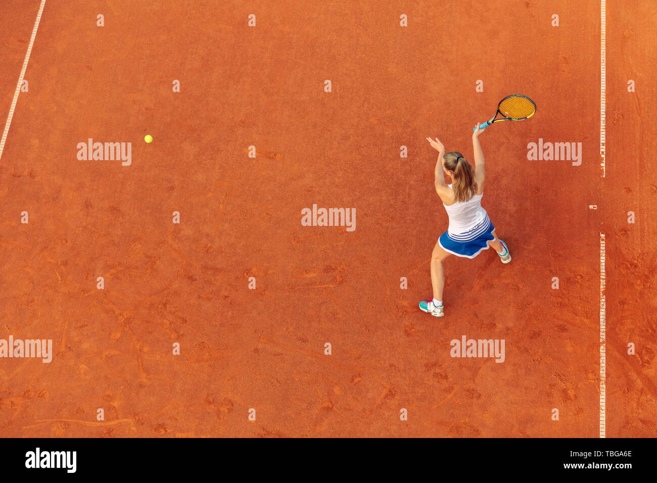 Tennis Spielen Stockfotos und -bilder Kaufen - Alamy