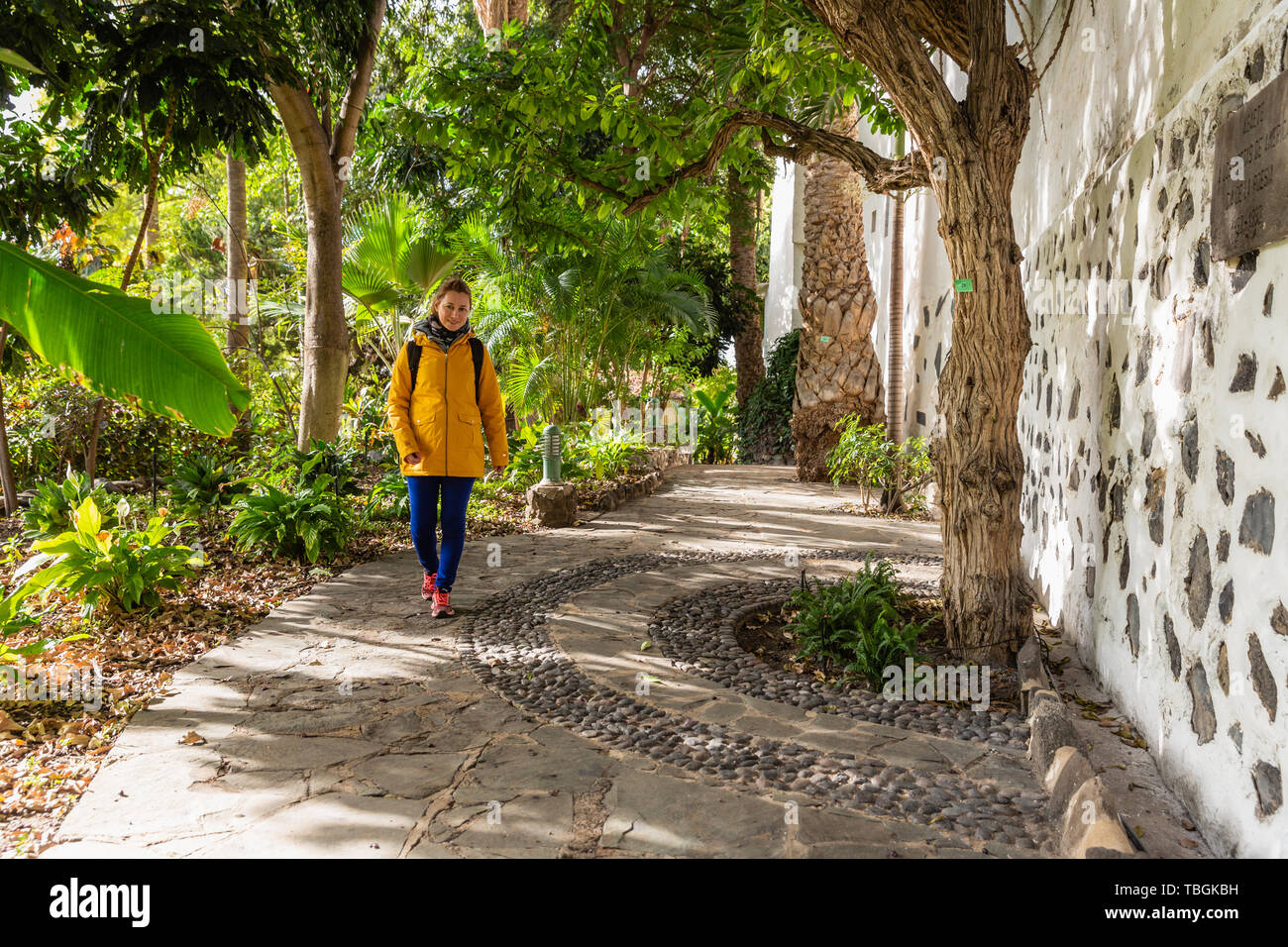 Huerto de Las Flores - Jardín Botánico de Agaete Agaete, Gran Canaria, Spanien Stockfoto