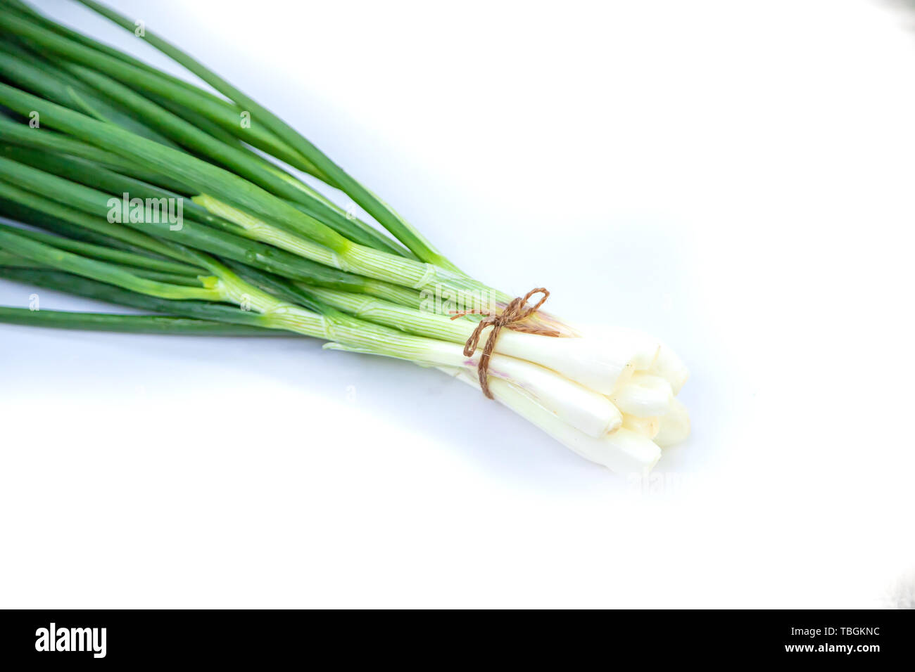 Frische hausgemachte Grüns aus dem Garten. Selektiver Fokus isolieren. Natur. Stockfoto