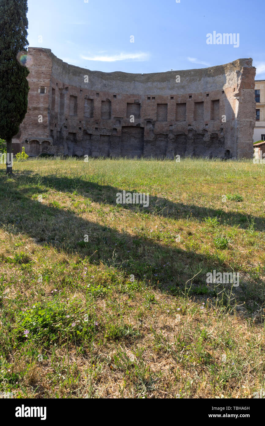 Rom, Italien, 23. JUNI 2017: Panorama der Ruinen von Domus Aurea in Rom, Italien Stockfoto