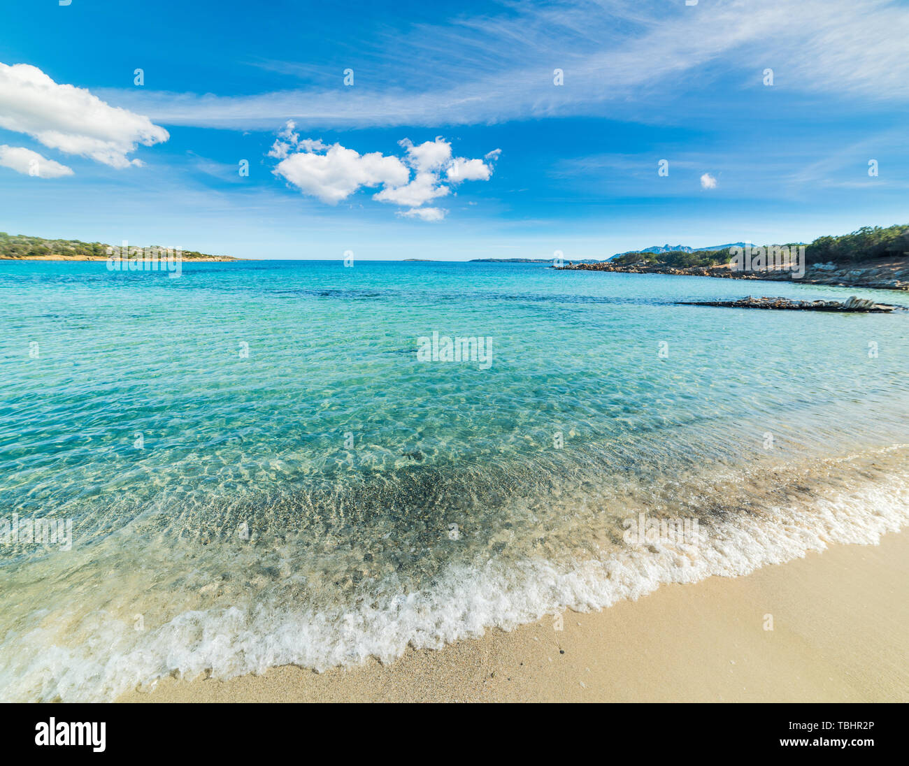 Cala Andreani in Insel Caprera. Sardinien, Italien Stockfoto