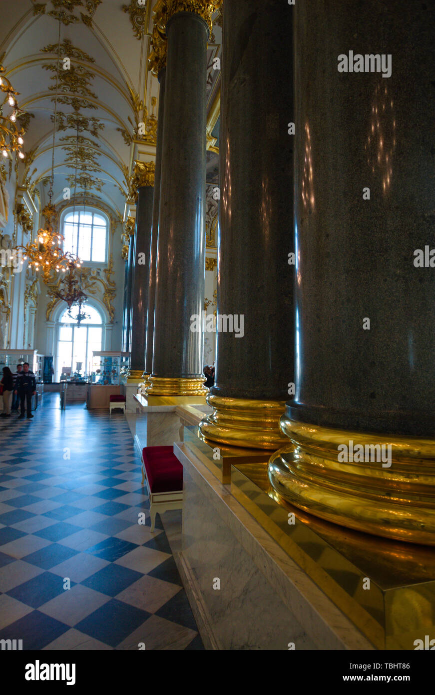 Der Winterpalast der Eremitage, Sankt Petersburg, Russland Stockfoto