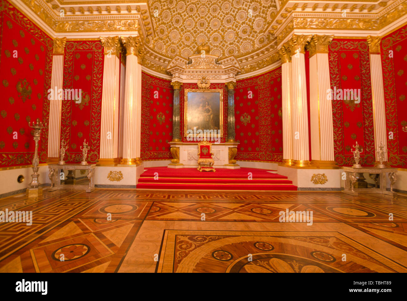 Der Winterpalast der Eremitage, Sankt Petersburg, Russland Stockfoto