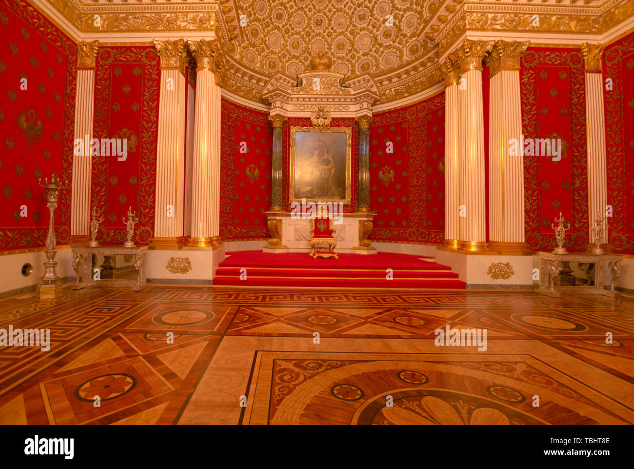 Der Winterpalast der Eremitage, Sankt Petersburg, Russland Stockfoto