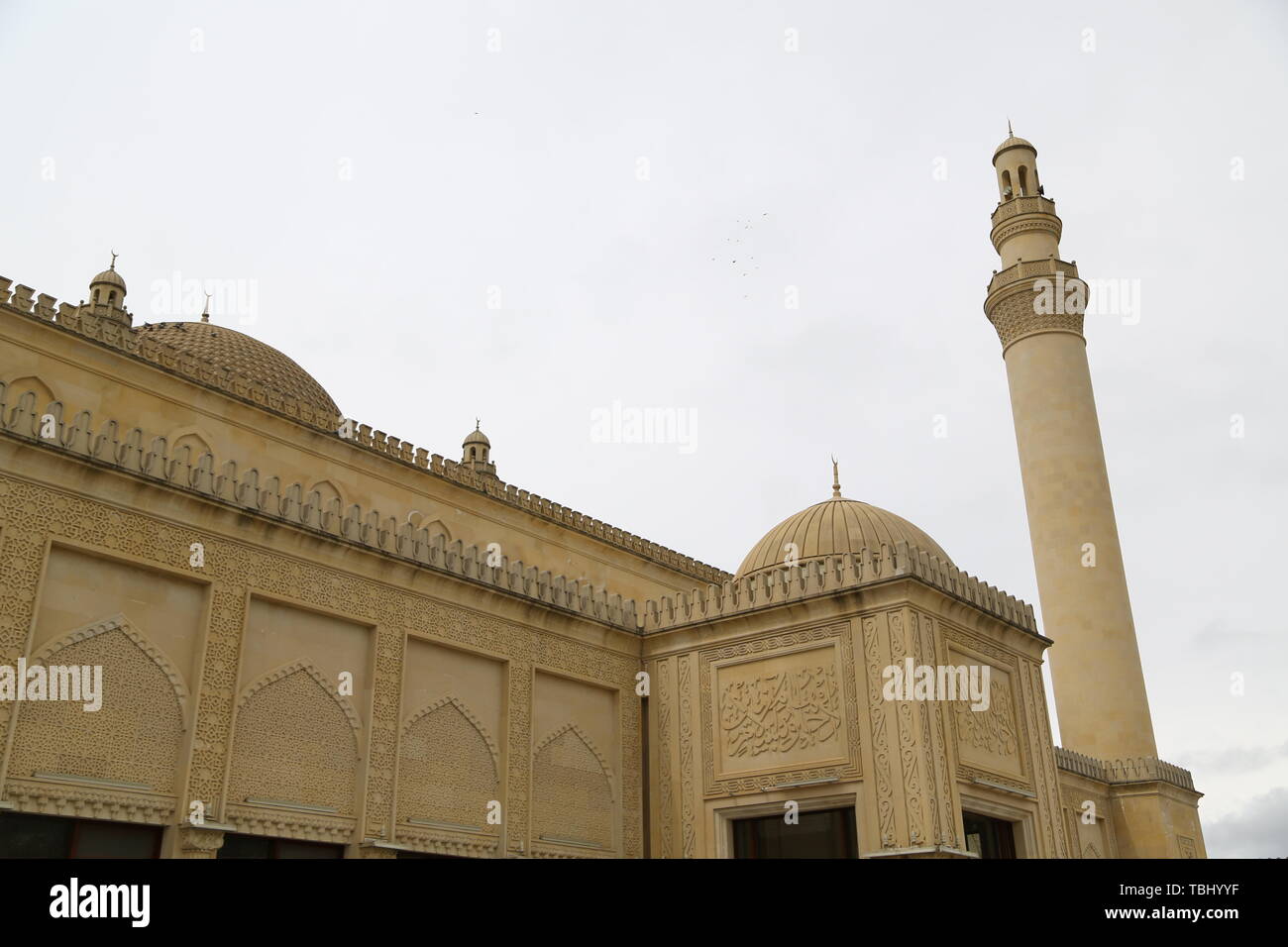 In Aserbaidschan juma Moschee der Blick auf den antiken Gebäuden Stockfoto