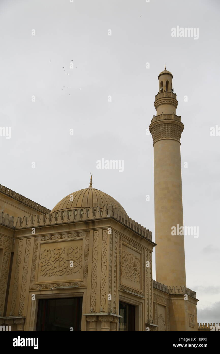 In Aserbaidschan juma Moschee der Blick auf den antiken Gebäuden Stockfoto