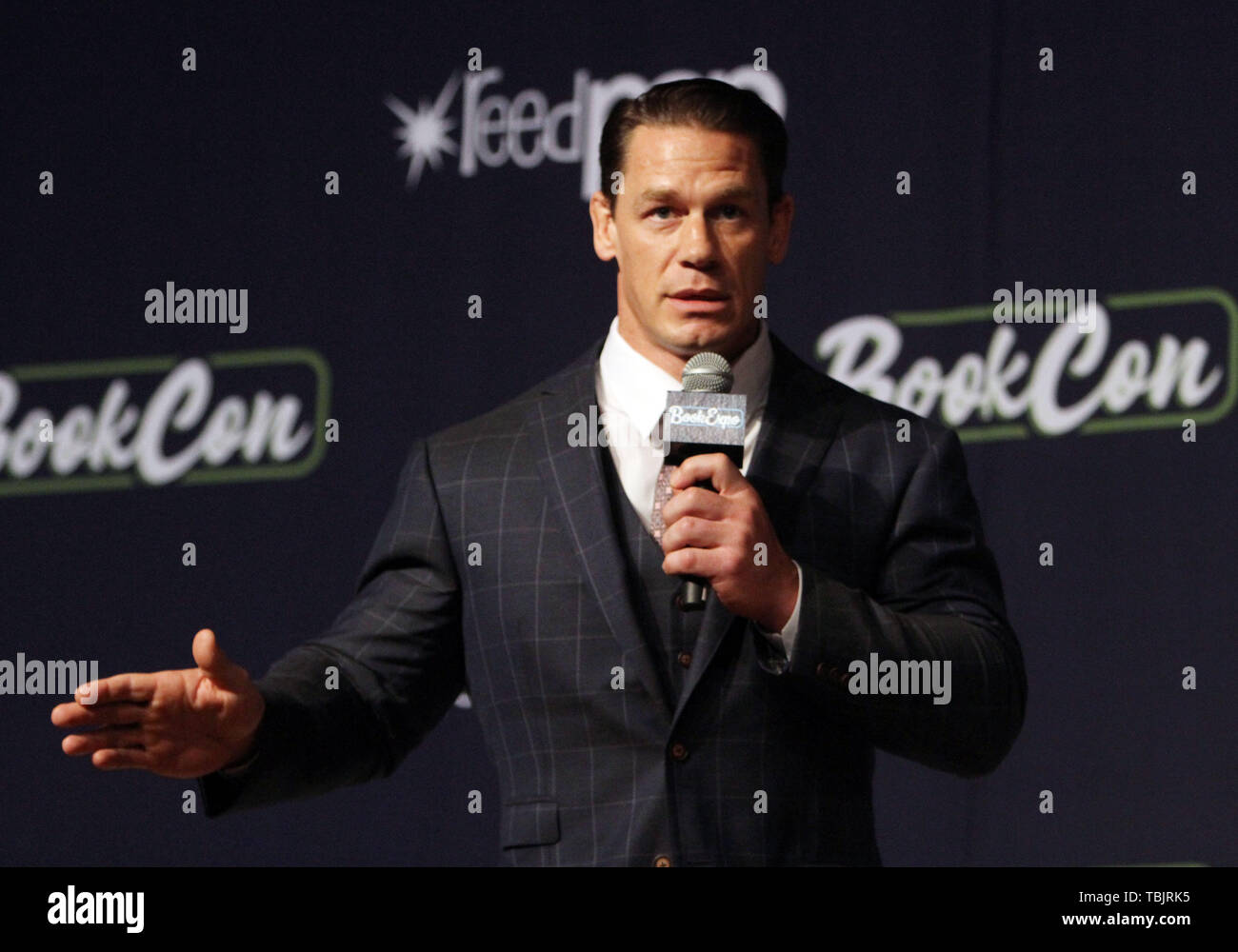 New York, NY, USA. 01 Juni, 2019. BookCon 2019 präsentiert John Cena: Ein auf einer Förderung von seinem neuen Buch Elbow Grease vs Motozilla im Javits Center in New York City am Juni 01, 2019. Credit: Rw/Medien Punch/Alamy leben Nachrichten Stockfoto