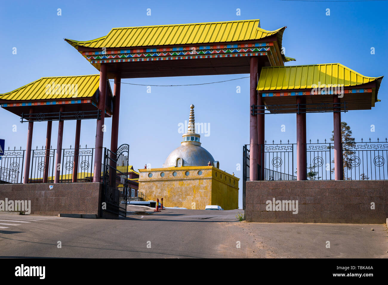 Ulan Ude, Russland - Datsan' Rinpoche Bagsha "buddhistischen Tempel Stockfoto