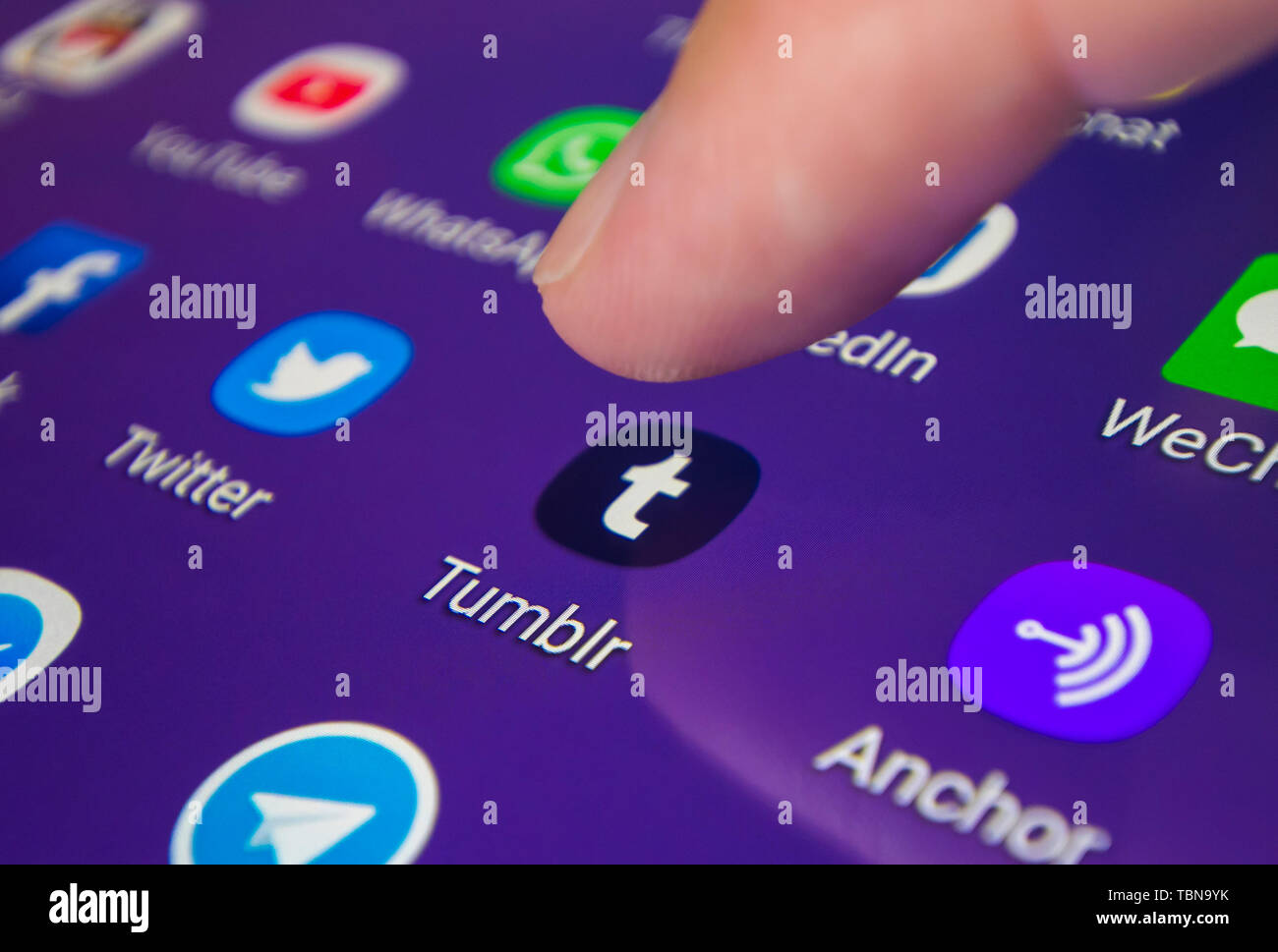 Tumblr App Stockfotos Und Bilder Kaufen Alamy