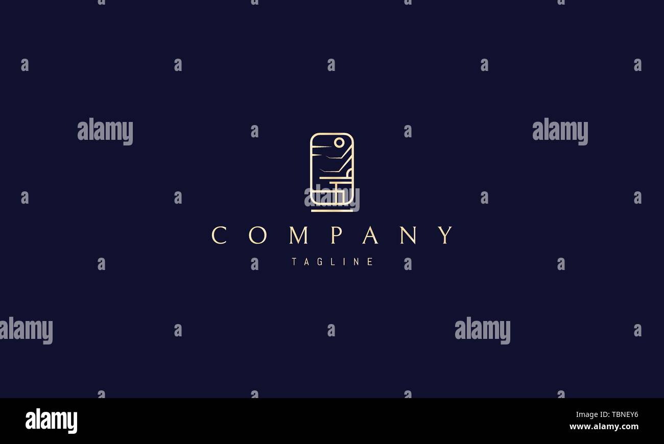 Asiatische Haus abstrakte gold Vektor Logo Design Stock Vektor