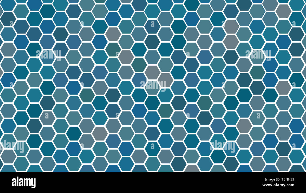 Abstrakte hexagon Muster Hintergrund mit Kopie Platz für Text und Werbung. Geometrische Muster mit Wiederholbare Formen. Sechseckige futuristische Mosaik Stockfoto